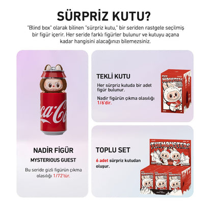 Pop Mart Labubu The Monsters Coca-Cola Serisi Sürpriz Kutu (Orlinal)